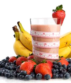Slimming down naturally with food
