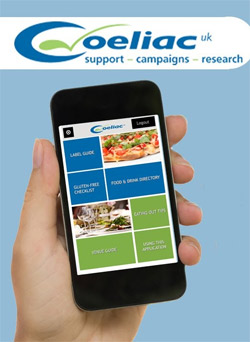 Coeliac UK launches new app to help manage a gluten-free diet