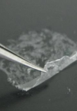 Like cling wrap, new biomaterial can coat tricky burn wounds, block out infection?