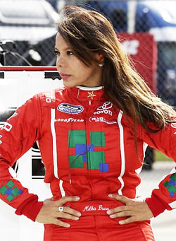 Milka Duno Makes Historic NASCAR Debut at Kansas Speedway 