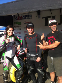 ﻿Shelina Moreda testing with Tuned Racing and training from Steve Rapp    