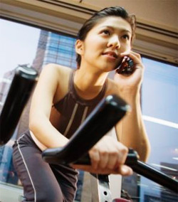 Using Smartphones during exercise causes a reduction in exercise intensity: A Study      