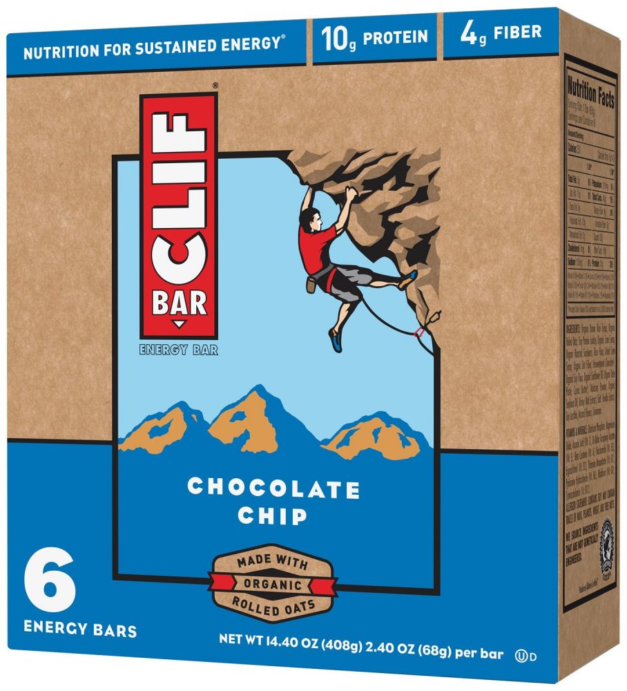 Clif Energy Bar Chocolate Chip 2 4 Oz 6 Count Wf Shopping