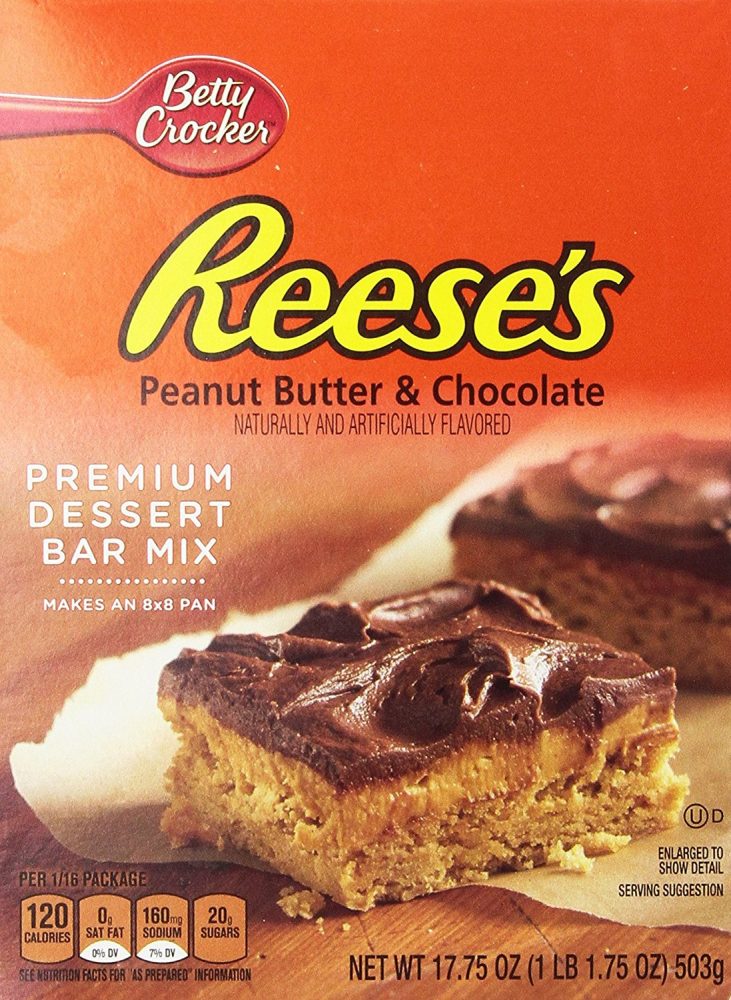 Betty Crocker Premium Dessert Bar Mix-Peanut Butter & Chocolate-17.75 ...