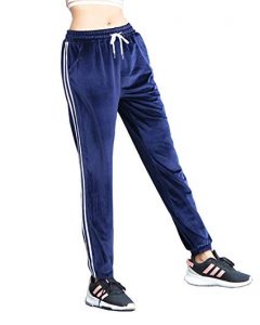 velour drawstring pants