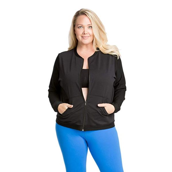 Plus Size Track Jacket