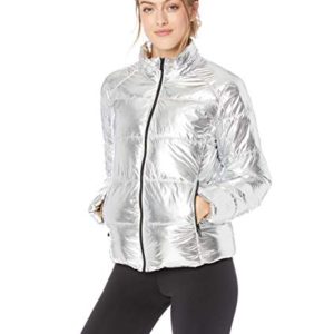 Metallic Puffer Jacket