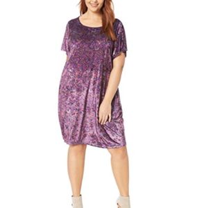 Plus Size Velvet Tee Dress