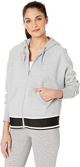 Long Sleeve Full Zip Hooded Jacket with Logo - WF Shopping