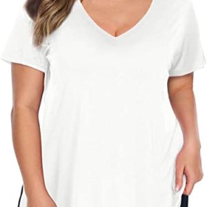 Plus Size Tops V Neck