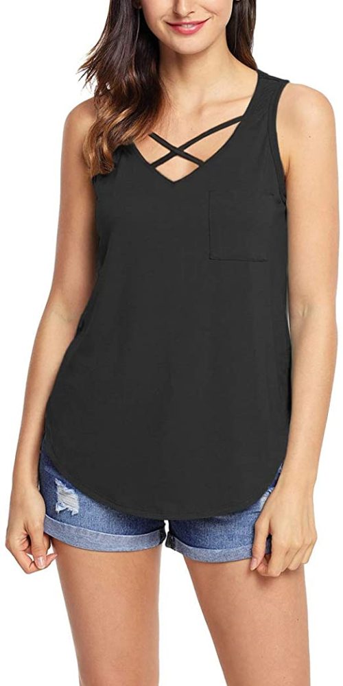 Side Slits Tank Top - WF Shopping