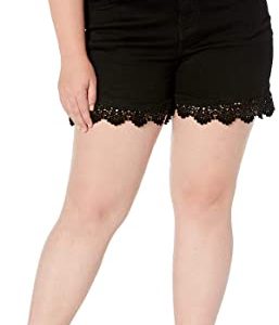 Plus Size Denim Shorts