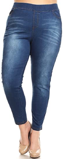 Denim Jeggings Regular-Plus Size - WF Shopping