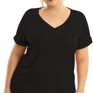 Plus Size Short Sleeve T