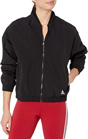 Adidas Womens Woven Bomber Jacket Wf Shopping
