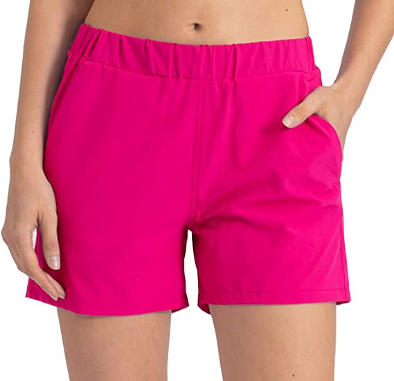 Athletic Yoga Shorts with Phone Pocket - WF Shopping