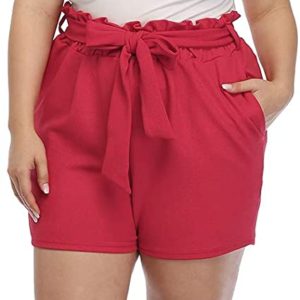 Casual Tie Waist Shorts