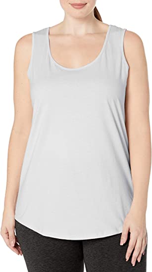 Women's Plus-Size Shirt-Tail Tank Top - WF Shopping