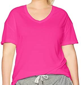 Plus-Size Mesh Yoke Tee