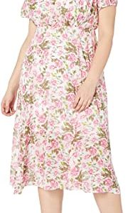 Plus Size Floral Midi