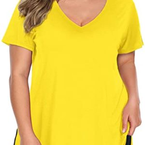 Plus Size Tops V Neck