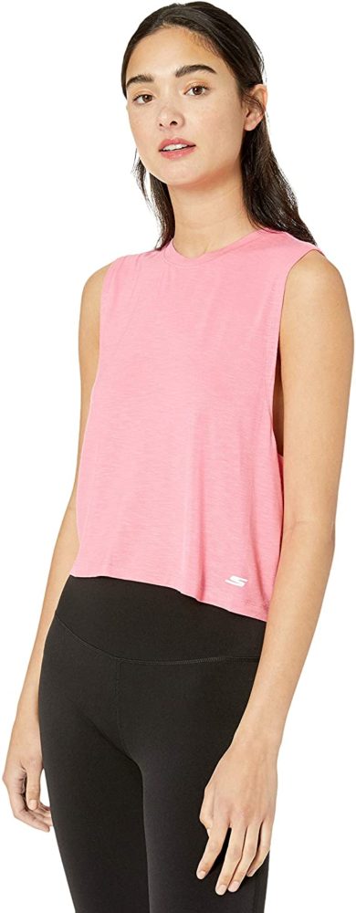 athletic crop tank top