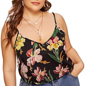 Plus Size Boho Floral Print