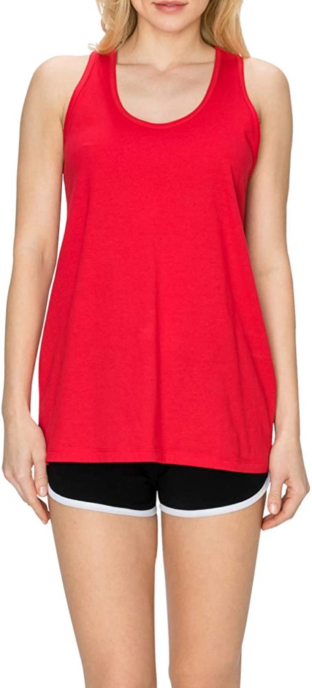 Cotton Loose Fit Tank Tops Relaxed Athletic Workout Flowy For Women Wf Shopping