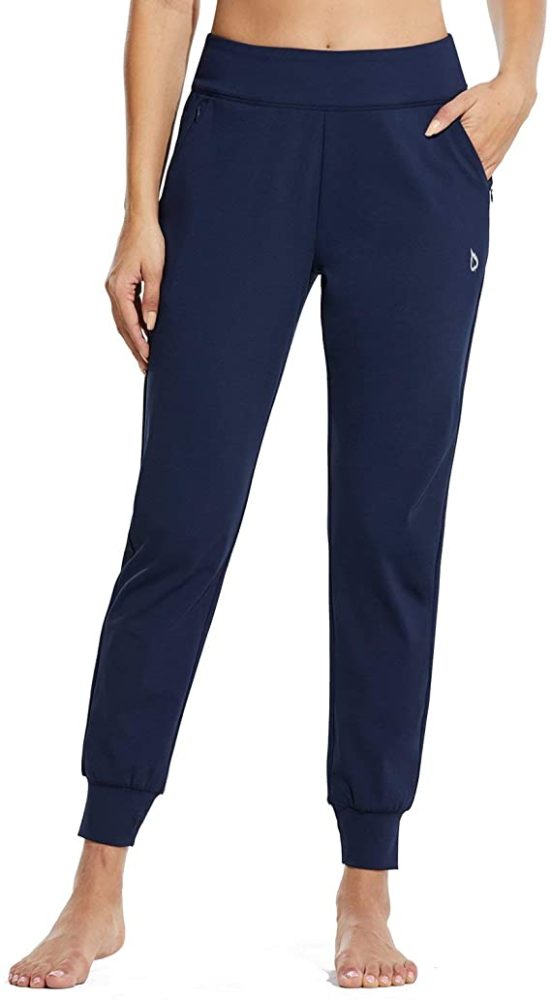 Women's Joggers with Zipper Pockets Tapered Athletic - WF Shopping