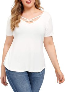 Criss Cross V Neck