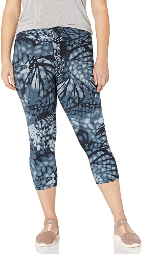 Just My Size Womens Plus Size Active Stretch Capri Wf Shopping 1205
