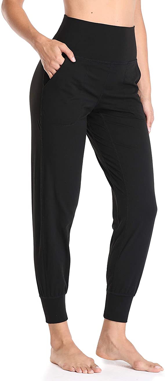 Women's High Waisted Joggers with Pockets Full Length - WF Shopping