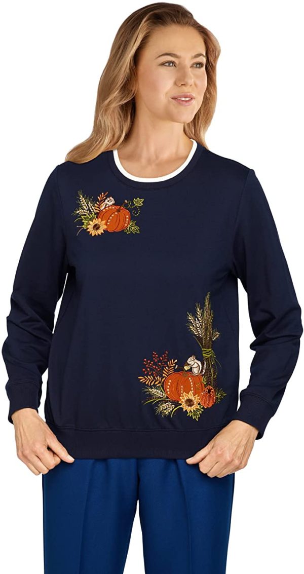 Plus-Size Pumpkin Top