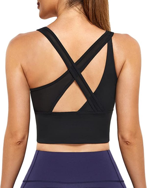 Cross Back Yoga Bra