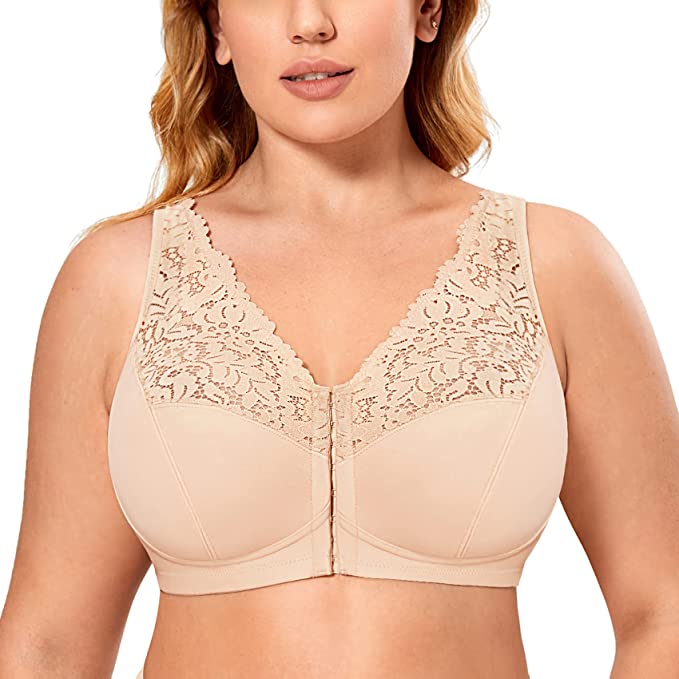  Womens Plus Size Full Coverage Wirefree Unlined