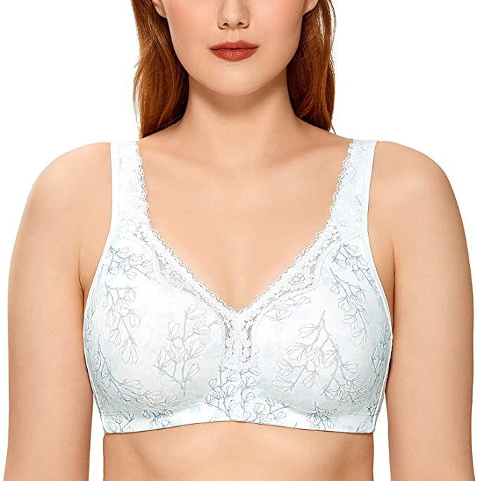 Womens Lace Non Padded Wired Full Coverage Bra