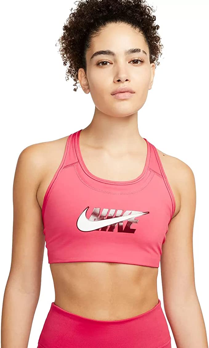 Nike Dri-FIT Swoosh Icon Clash Medium-Support Graphic Non-Padded