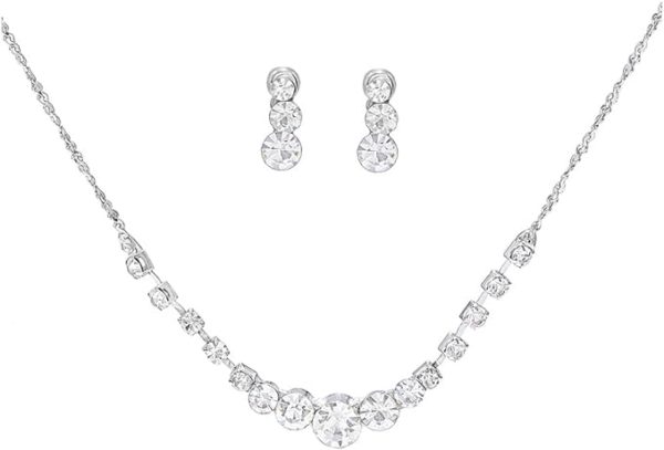 Coxiva Bridal Jewelry Crystal Rhinestone