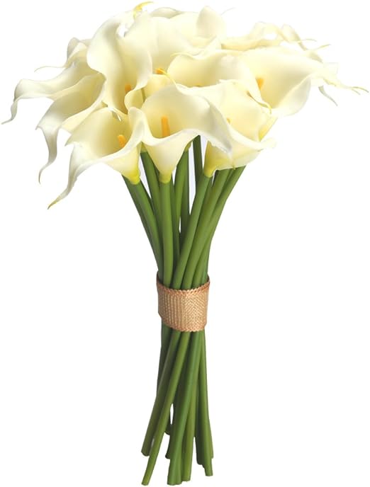 Easin Calla Lily Bouquet for Wedding 20 PCS Lily Flowers - WF Shopping