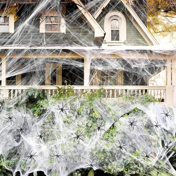 1000 sqft Spider Web Halloween Decorations