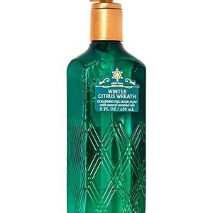 Bath & Body Works Gel Hand Soap, Cleansing Gel, 8 Fl Oz (Winter Citrus Wreath)