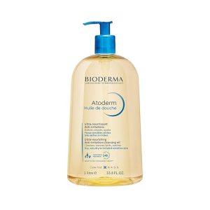 Bioderma Atoderm Shower Oil, Cleansing Oil For Face & Body, Nourishing Cleansing Oil