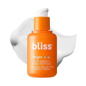 Bliss Bright Idea Vitamin C + Tri-Peptide Collagen Brightening Face Skincare Serum - Anti Aging, Reduces Dark Spots, Boosts Skin Elasticity