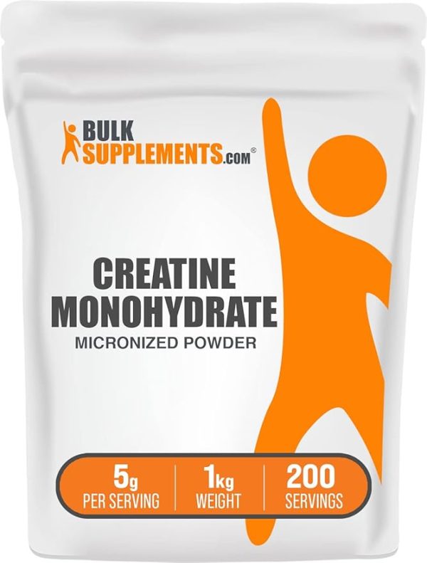 BulkSupplements.com Creatine Monohydrate Powder