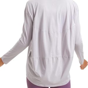 CRZ YOGA Pima Cotton Long Sleeve Workout Shirts