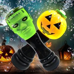 Halloween Bubble Blower Wand, Automatic Light Up