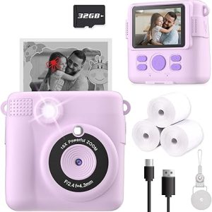 Instant Print Camera for Kids, Christmas Birthday Gifts