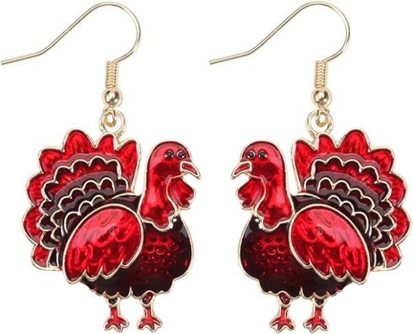 Lonext Thanksgiving Earrings Fall Earrings for Women, Handmade Drop Dangle Earrings