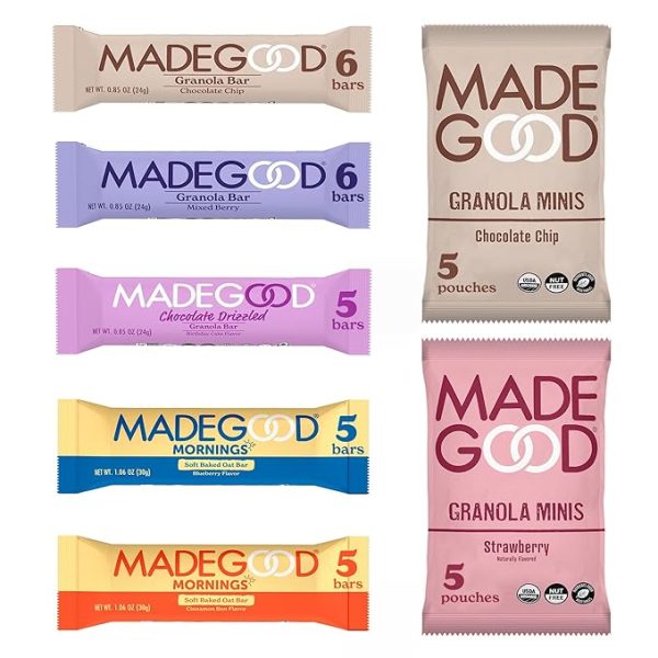 MadeGood Healthy Snacks Variety Pack (37 Count)