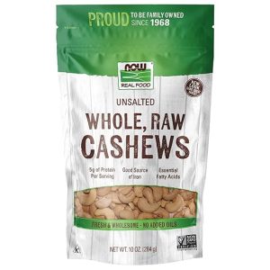 NOW Foods, Whole Cashews, Raw and Unsalted